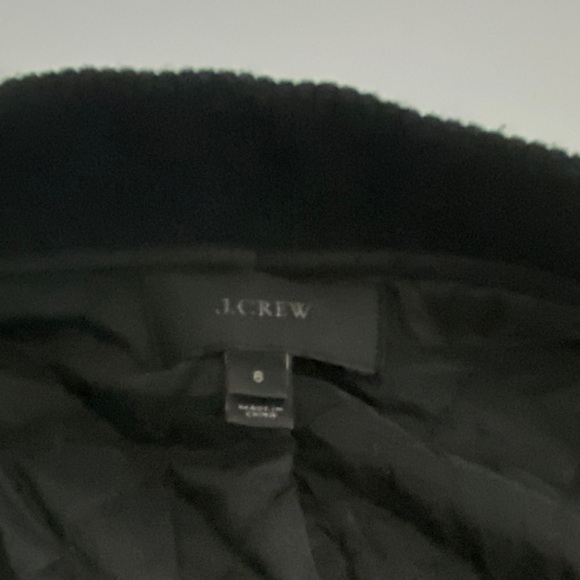 J Crew Bomber Tweed/Boucle Zippered Jacket,  Size 6 - Picture 5 of 8